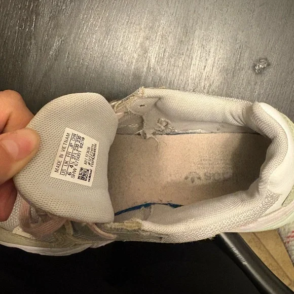 Adidas Originals Falcon Chunky Sneakers Beige Pink Women’s Size 6 - Picture 2 of 7